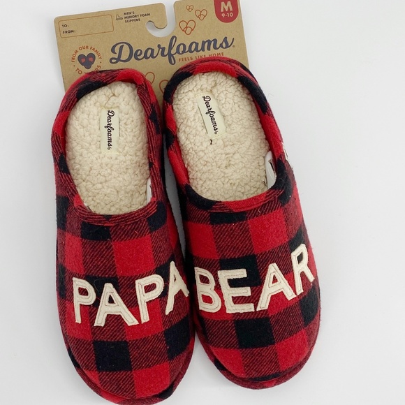 papa bear slippers